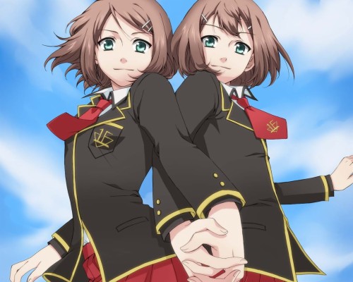 brown hair anime twins  1280x1024 wallpaper  teahubio