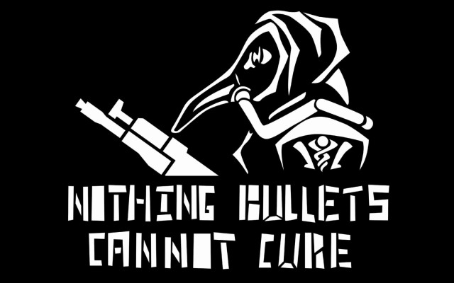 Nothing Bullets Cannot Cure Plague Doctor 1680x1050 Wallpaper