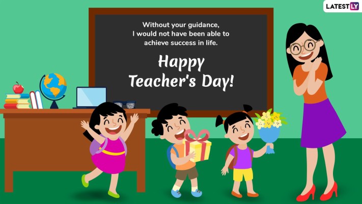 Happy Teachers Day Images - Cartoon - 1082x555 Wallpaper 