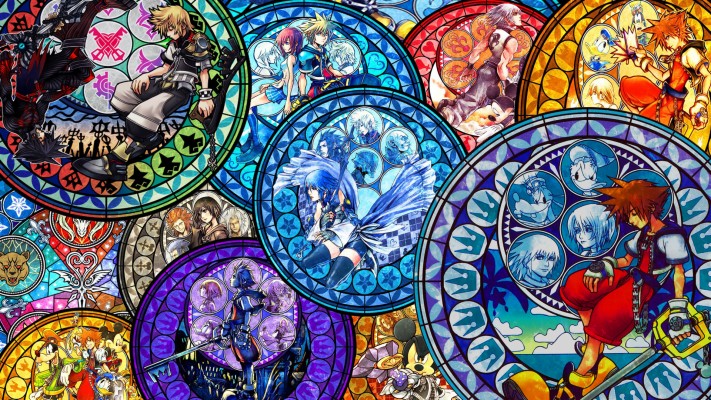 1920x1080, Kingdom Hearts Stained Glass Wallpaper By - Kingdom Hearts Wallpaper  Stained Glass - 1920x1080 Wallpaper 