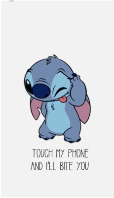 Lock Screen Cute Stitch Wallpapers Don T Touch My Laptop - Stitch ...