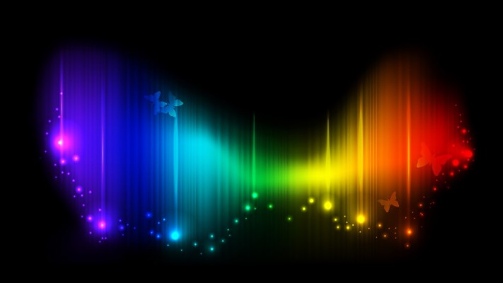 Brilliant Color Background Wallpaper - Design For Rainbow Colours -  1366x768 Wallpaper 