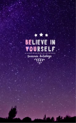 Believe, Wallpaper, And Yourself Image - Believe In Yourself Purple -  634x1024 Wallpaper 