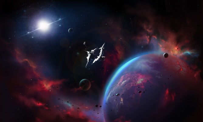 Wallpaper Of Astronaut, Planet, Sci Fi, Space Background - Space ...