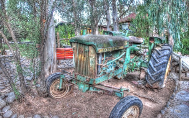 antique tractor wallpaper