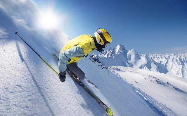 Wallpaper Of Skiing, Snow, Winter, Sport Background - Sportif De Haut ...