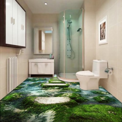 3d Vinyl Bathroom Floor - 1000x1000 Wallpaper - teahub.io