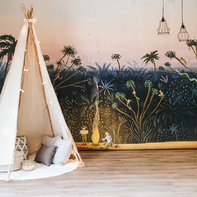 Jungle Mural Kids 752x703 Wallpaper Teahub Io