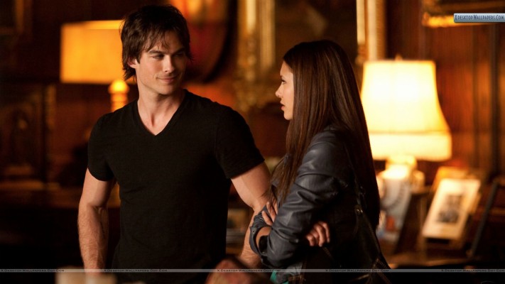 Damon And Elena Happy - 1280x720 Wallpaper - teahub.io