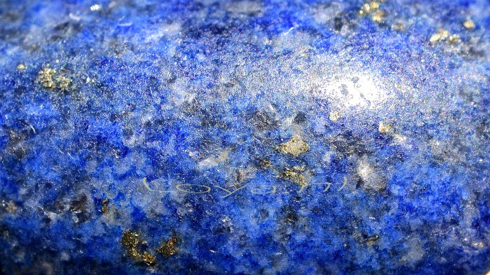 Lapis Lazuli, Precious Stones, Blue, High Angle View, - Precious Stone