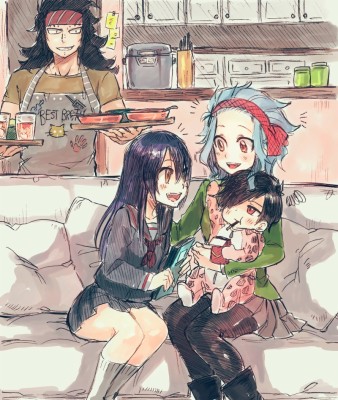 Fairy Tail, Gajeel, And Levy Image - Fairy Tail Gajeel And Levy Baby ...