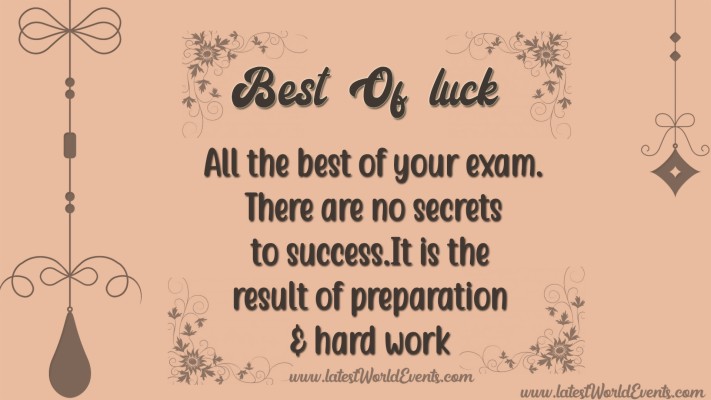 Best Of Luck For Exam My Love - 1600x1200 Wallpaper 