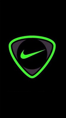 green nike logo