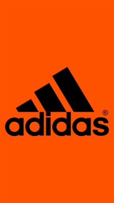 Adidas Logo Orange - 1080x1920 