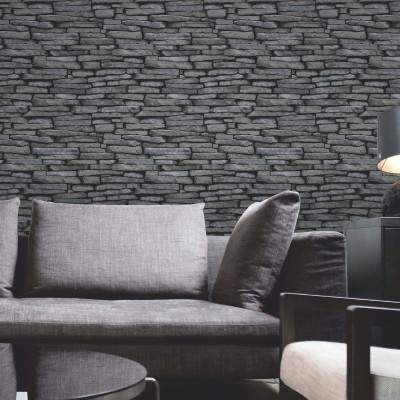 Slate Wallpapers Grey Beige Stone Effect Thumbnail - Grey Stone ...