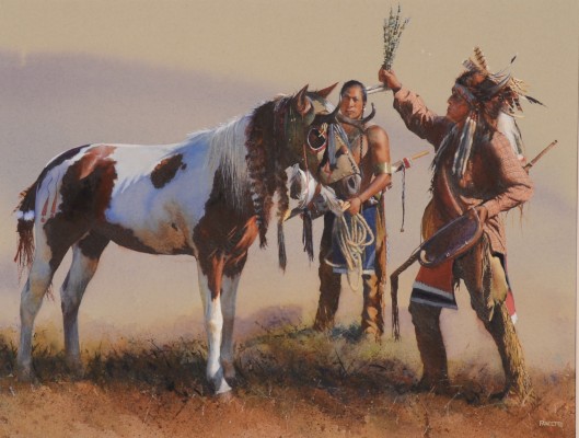 Native American War Pony - 2429x1835 Wallpaper - teahub.io