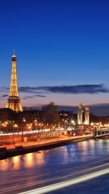Iphone Wallpaper French Cities Of Paris Night Scene 750x1334 Wallpaper Teahub Io