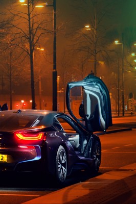 Bmw I8, Supercar, Open Door, Wallpaper - Bmw I8 - 1440x2304 Wallpaper ...