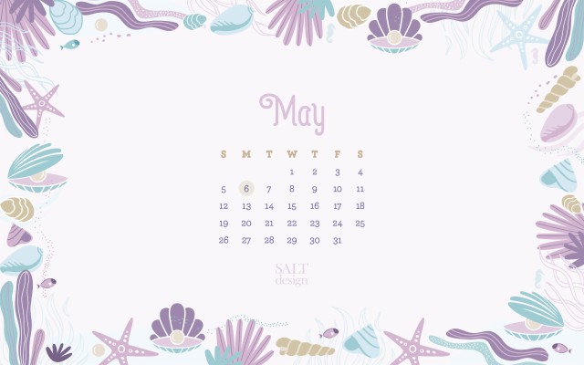 may 2019 desktop calendar whimiscal