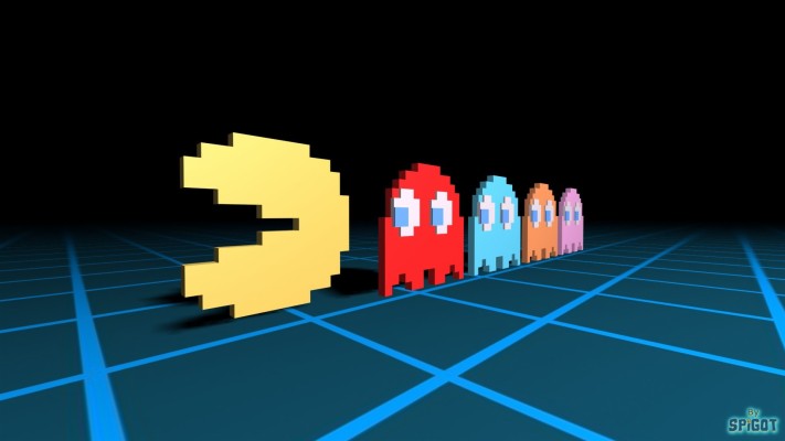 Photo Wallpaper Pacman Pacman Dumb Dumb Funny Gaming Pc Backgrounds 1332x850 Wallpaper Teahub Io