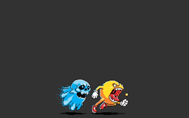 Photo Wallpaper Pacman Pacman Dumb Dumb Funny Gaming Pc Backgrounds 1332x850 Wallpaper Teahub Io