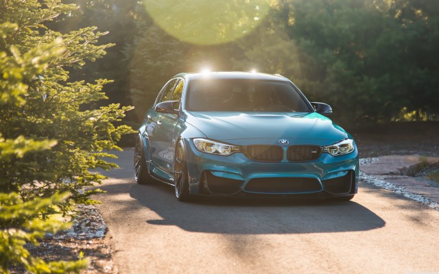 Bmw M3 2018 F80 Exterior Road Speed Front View Bmw M3 2018 On