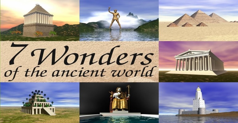 7 World Wonders Map - 800x600 Wallpaper 