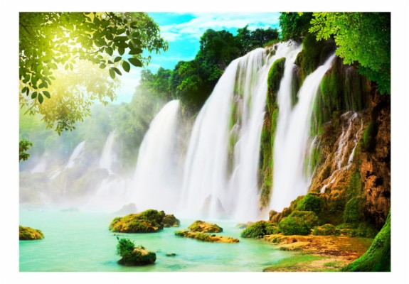 Wall Mural The Beauty Of Nature - Waterfall - 1000x695 Wallpaper ...