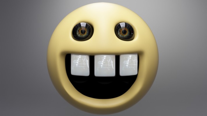 Smiley With Teeth - 2560x1440 Wallpaper - teahub.io