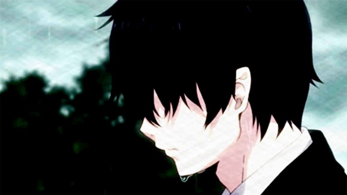 Sad Anime Boy Rain Anime Wallpaper Bad Boy 19x1080 Wallpaper Teahub Io