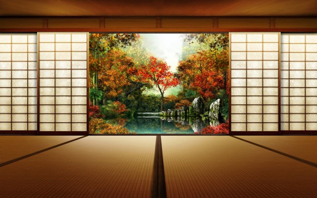 Traditional Japanese House Background - 1920x1200 Wallpaper 
