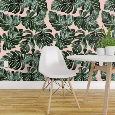 Spoonflower Peel And Stick Removable Wallpaper, Fox - Wallpaper ...