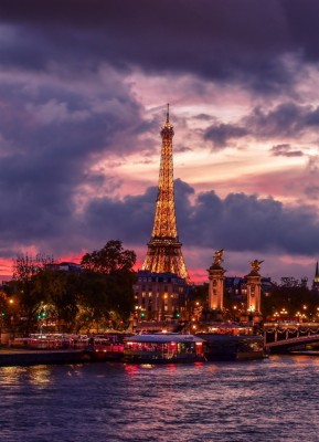 Wallpaper Eiffel Tower Wallpaper Free Sunset Eiffel - Sparkling Eiffel