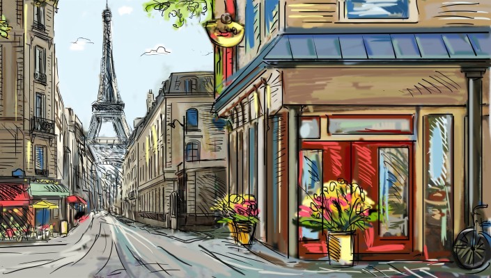 Paris Illustration - 2115x1200 Wallpaper 