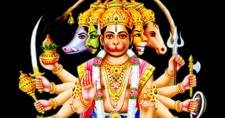 Ultra Hd Panchmukhi Hanuman Hd - 1280x720 Wallpaper 