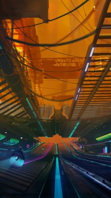 Cyberpunk, City, Night, Scenery, Sci-fi, 4k, - Cyberpunk Wallpaper Dual ...