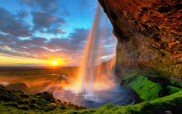 Iceland Waterfall Seljalandsfoss - 1600x1200 Wallpaper - teahub.io