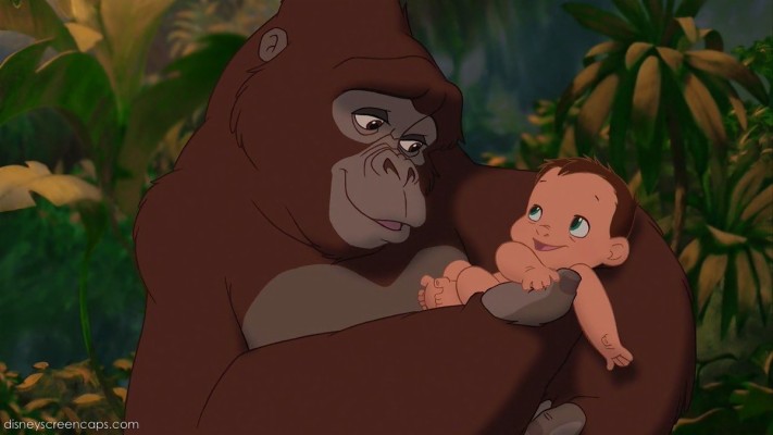 Baby Tarzan And Gorilla - 1200x675 Wallpaper 