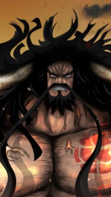 One Piece, Kaidou, Horns, Hundred Beasts - One Piece Kaido - 640x960 ...