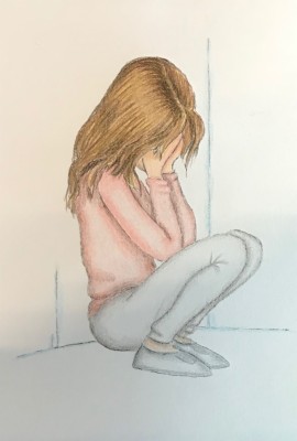 Broken Hearted Girl Drawing Easy 1024x1024 Wallpaper Teahub Io