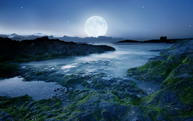 Nature Hd Wallpapers - Moonlit Ocean - 1920x1200 Wallpaper - teahub.io