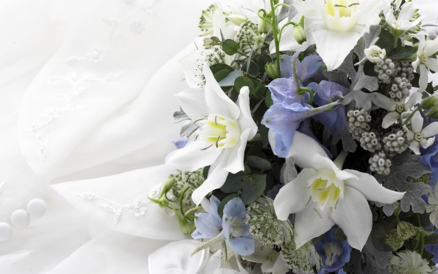 Download Photo Wallpaper Flowers, Ring, Wedding, Flowers, Background