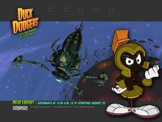 duck dodgers background