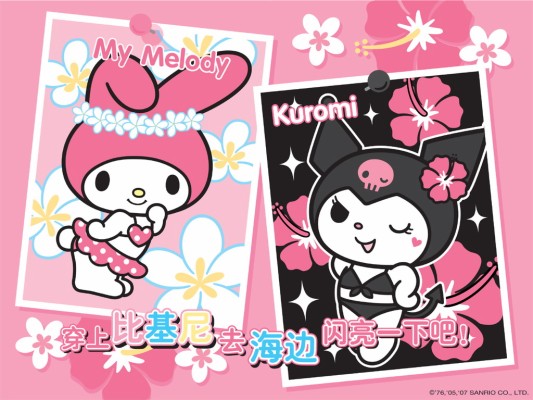 My Melody Kuromi My Melody Wallpaper Kuromi 1024x768 Wallpaper Teahub Io