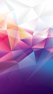 Polygon, 4k, Hd Wallpaper, Orange, Red, Blue, Background, - Background 