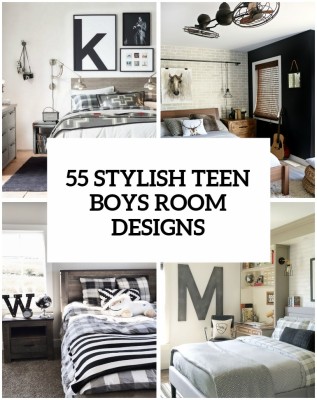 Modern And Stylish Teen Boys Room Designs - Modern Grey Teenage Bedroom ...