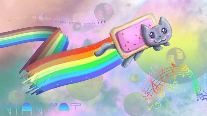 Nyan Cat Laptop Background X Wallpaper Teahub Io