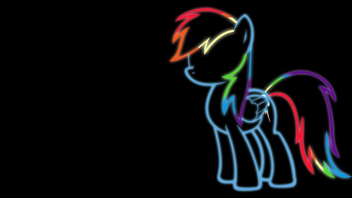 My Little Pony Rainbow Dash Glow - 1920x1080 Wallpaper - teahub.io