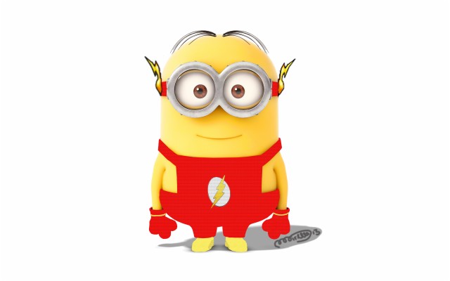 Flash, 4k, Minion, Despicable Me, Art, Minions - Minions Vestido De ...