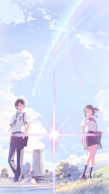 Kimi No Na Wa Fanart - 640x1136 Wallpaper - teahub.io